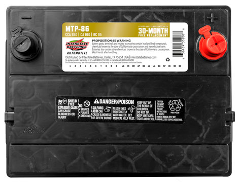 MTP-86 Battery